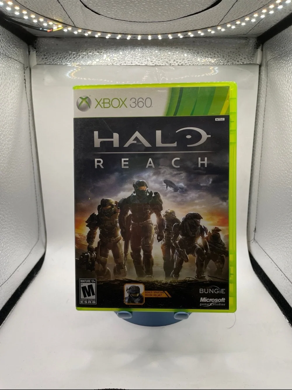 Microsoft Xbox 360 Halo: Reach Game in Bright Green Case